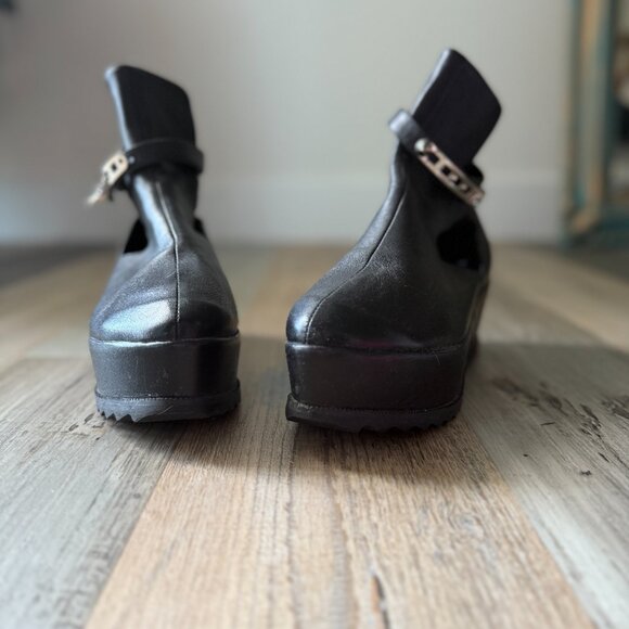 UNIF-Black Platform with Spiked Straps.  RARE - Picture 7 of 15